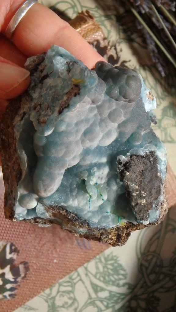 Stunning Blue Hemimorphite Specimen From 79 Mine, Arizona - Earth Family Crystals