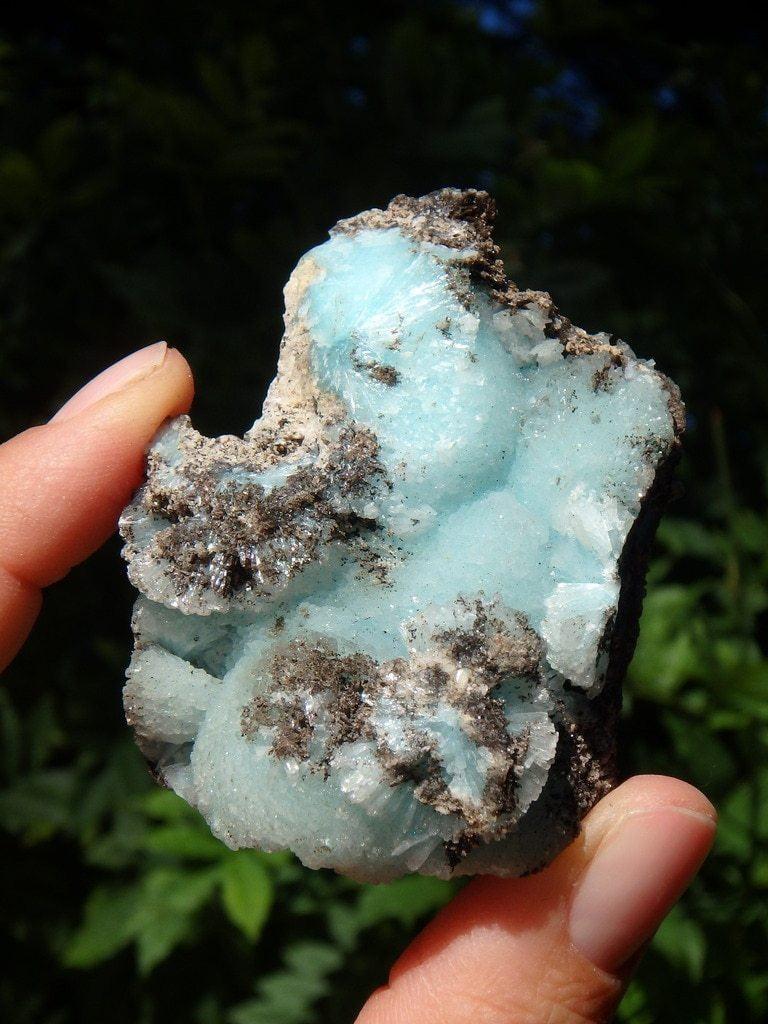Beautiful Blue Shimmer Hemimorphite Specimen - Earth Family Crystals