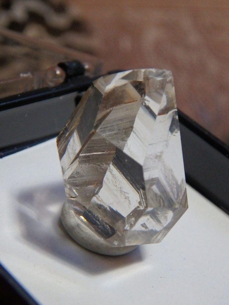 Clear NY Herkimer Diamond In Collectors Box - Earth Family Crystals