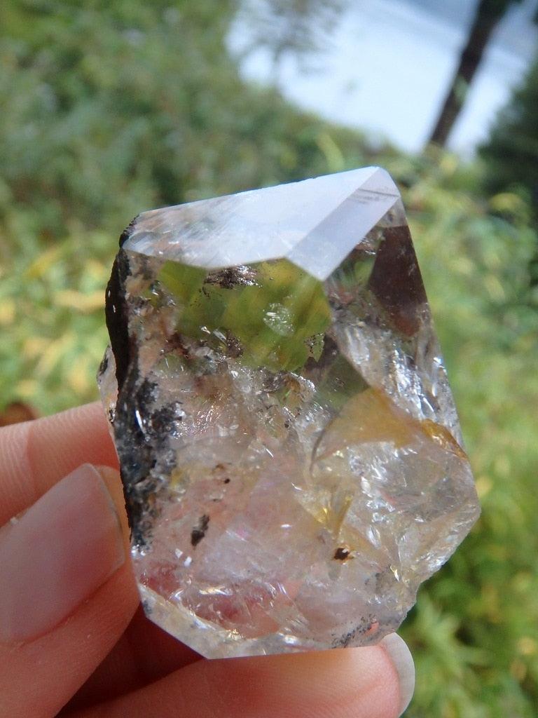 Slightly Smoky Natural NY Herkimer Diamond Quartz Specimen - Earth Family Crystals