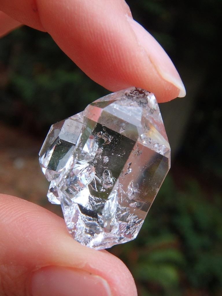 High Clarity~NY Herkimer Diamond With Babies - Earth Family Crystals