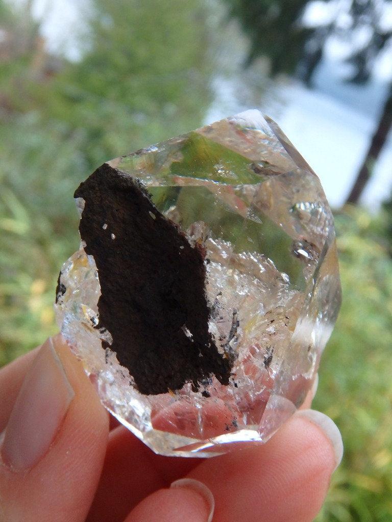 Slightly Smoky Natural NY Herkimer Diamond Quartz Specimen - Earth Family Crystals