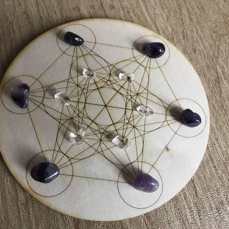 Metatron's Cube Crystal Grid   
