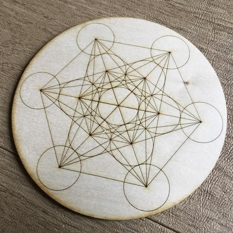 Metatron's Cube Crystal Grid   