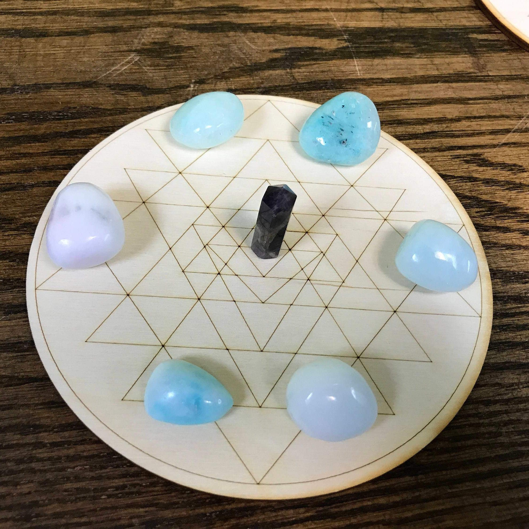 Sri Yantra Crystal Grid  