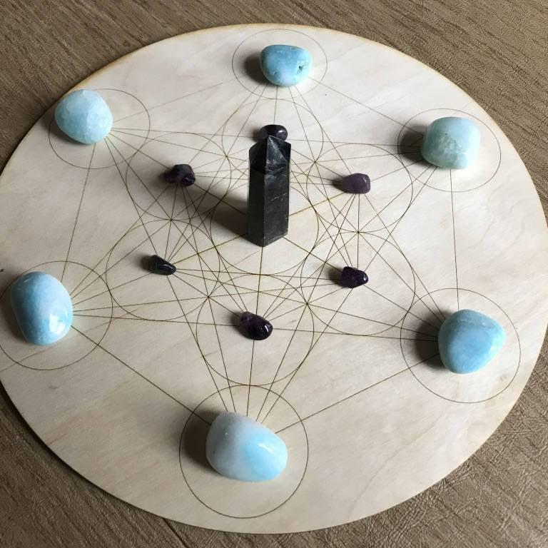 Metatron's Cube Crystal Grid   