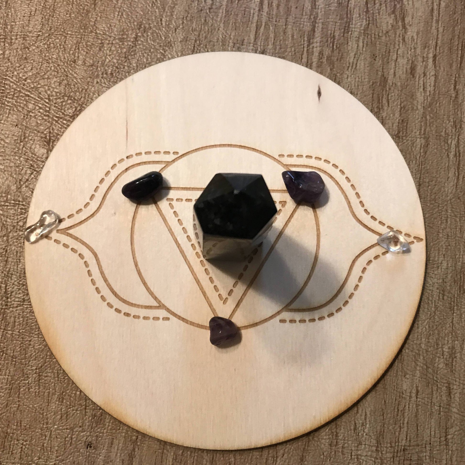 Third Eye Chakra Crystal Grid  