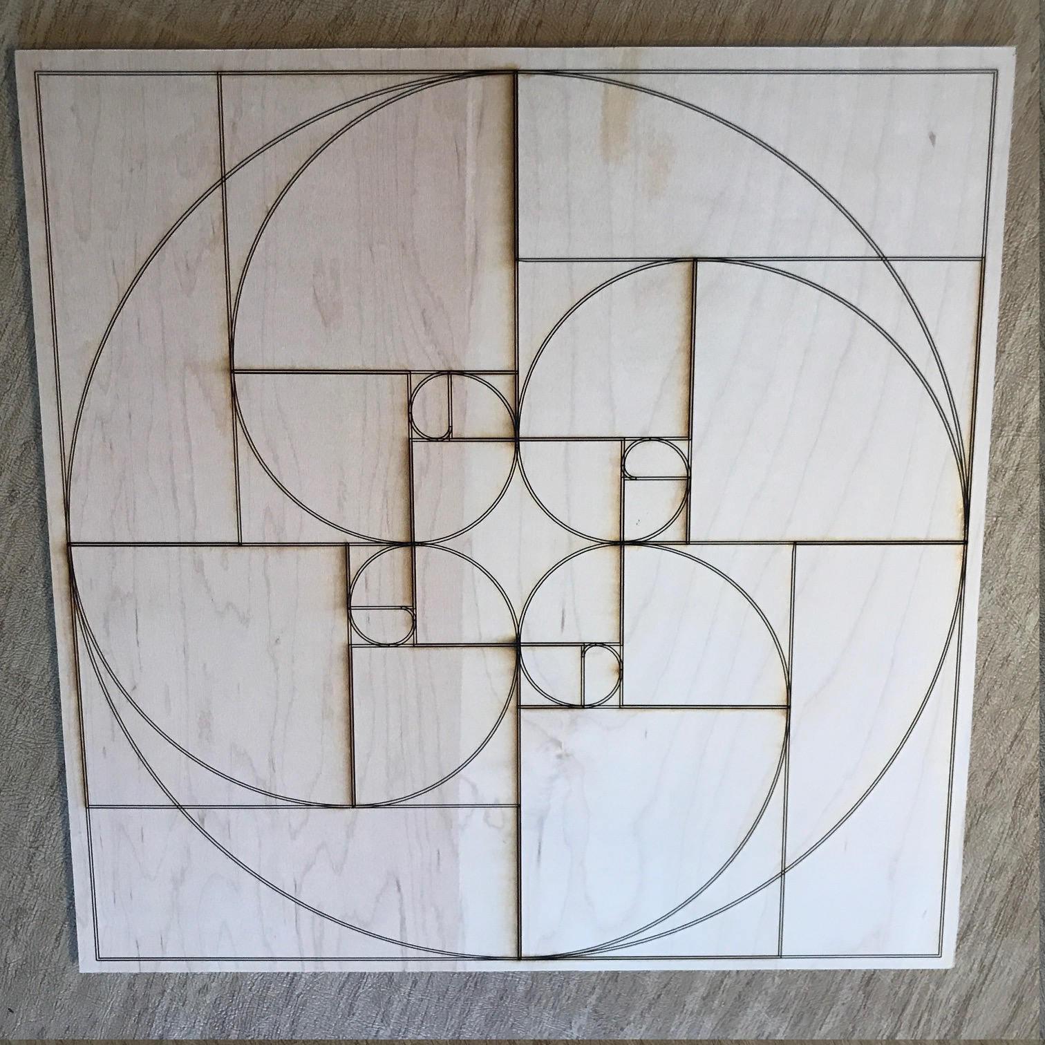 Golden Ratio Crystal Grid 