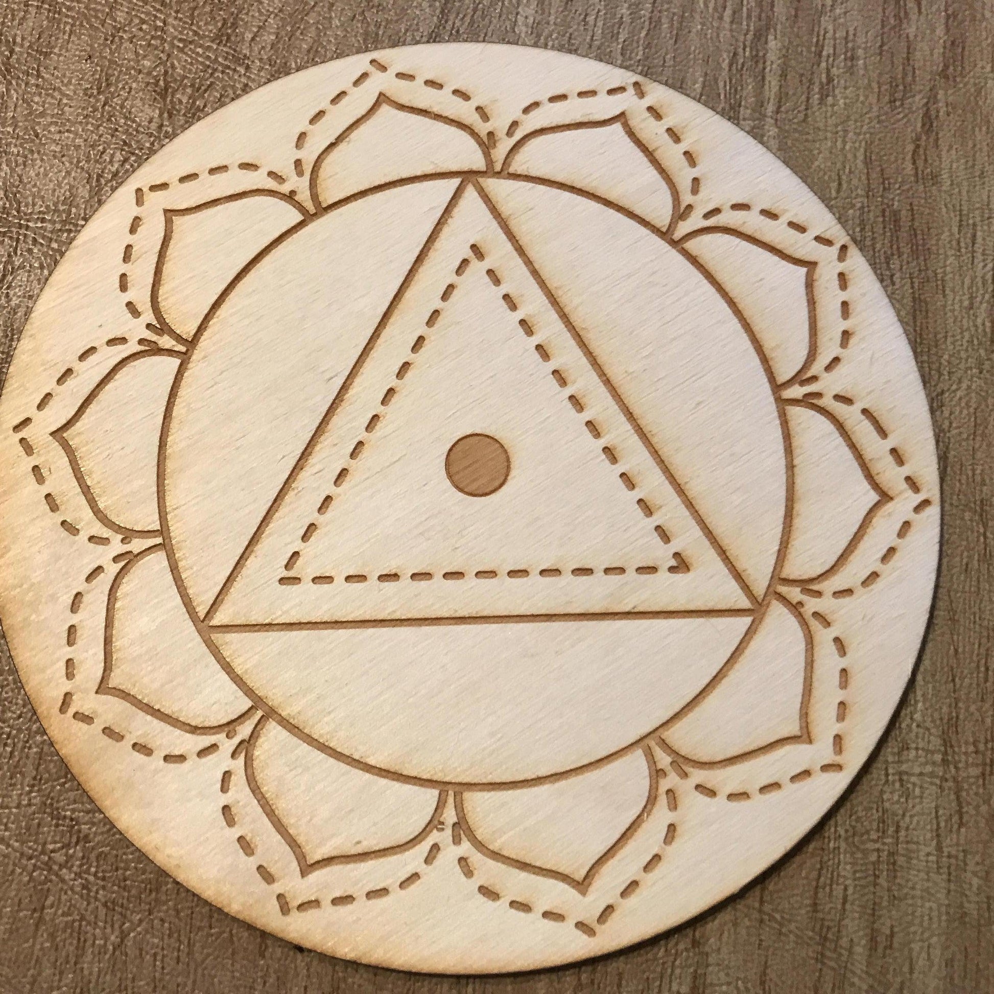 Solar Plexus Chakra Crystal Grid  