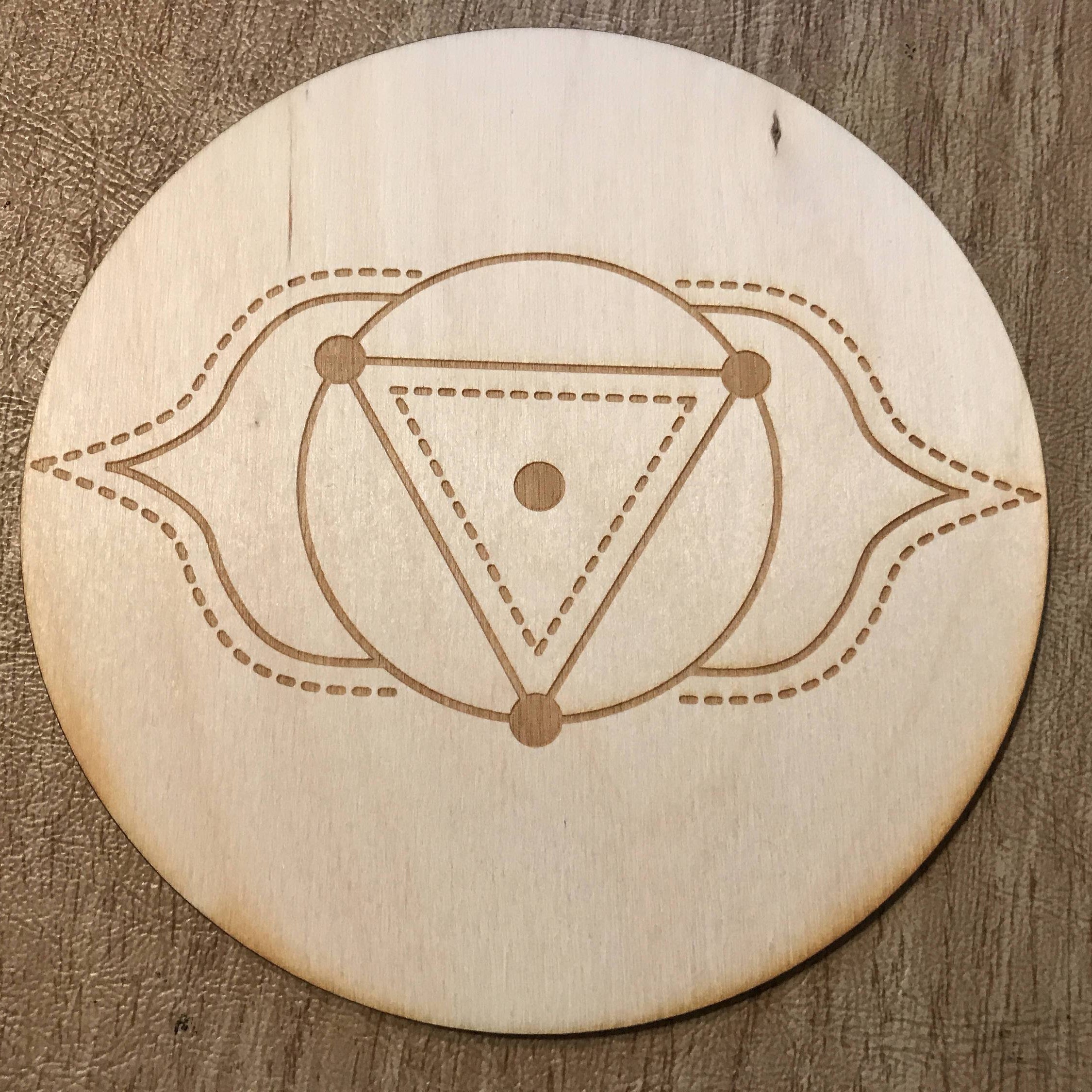 Third Eye Chakra Crystal Grid  