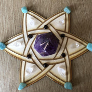 Celtic Star Crystal Grid - Earth Family Crystals