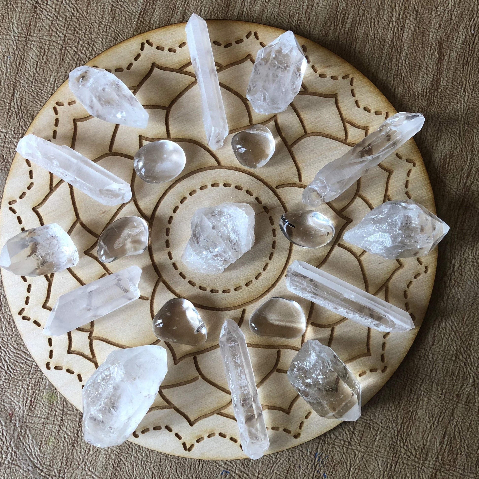Crown Chakra Crystal Grid 