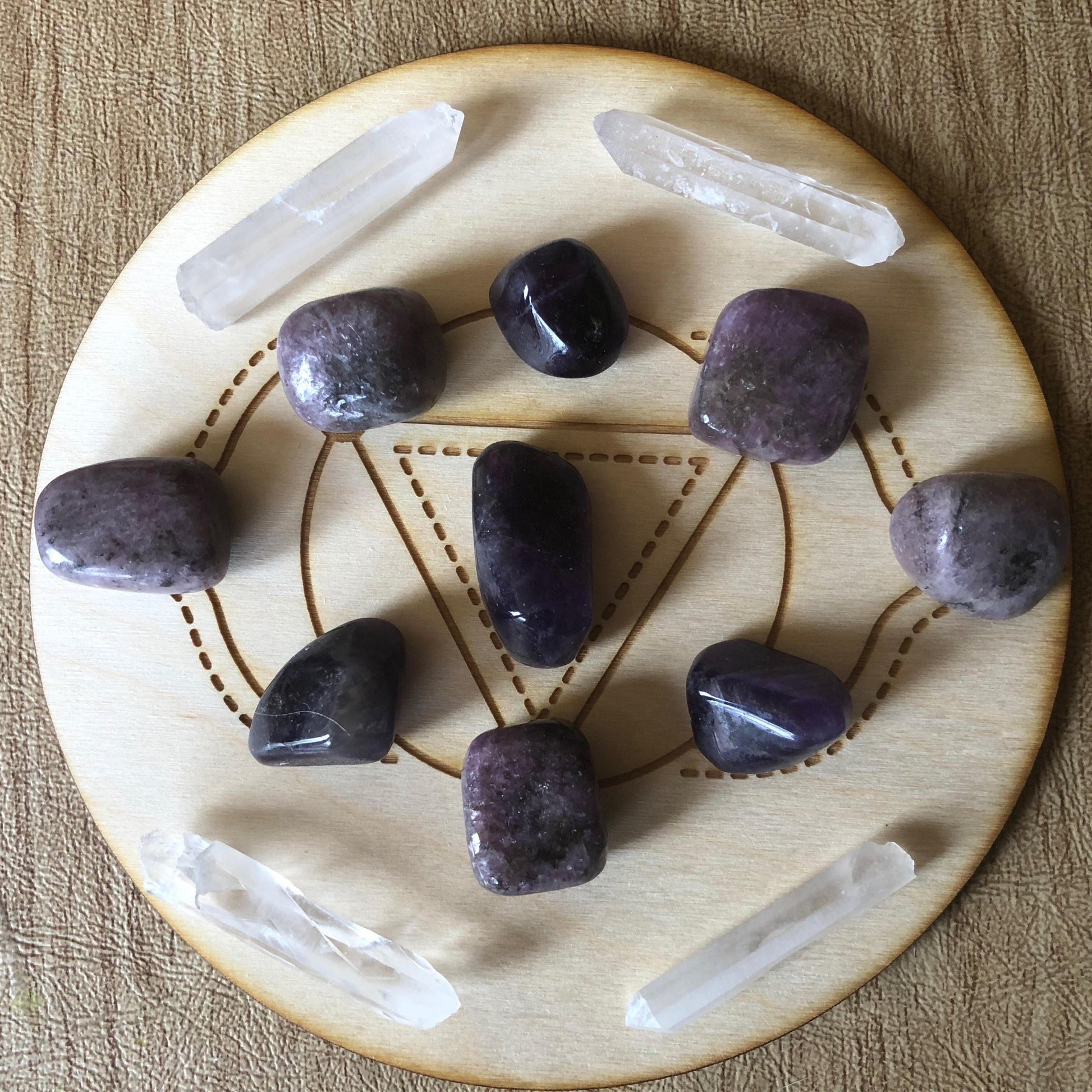 Third Eye Chakra Crystal Grid  