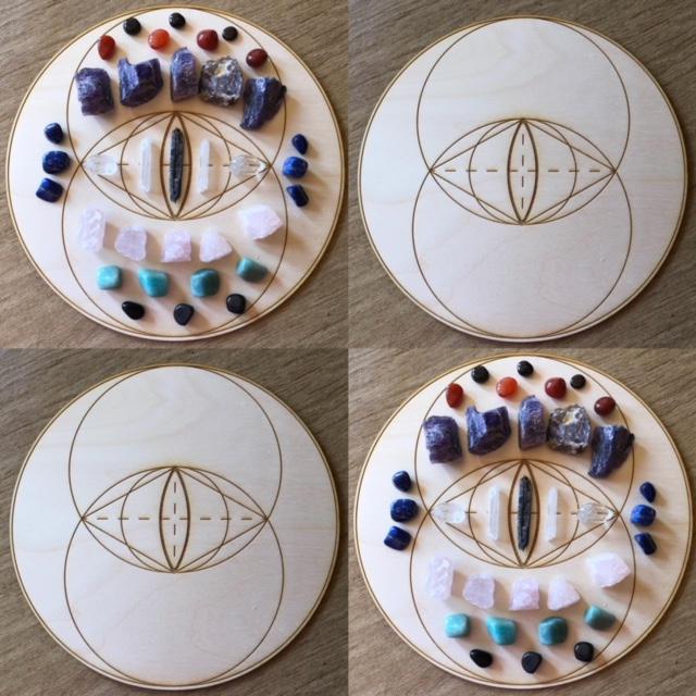 Vesica Piscis Crystal Grid  