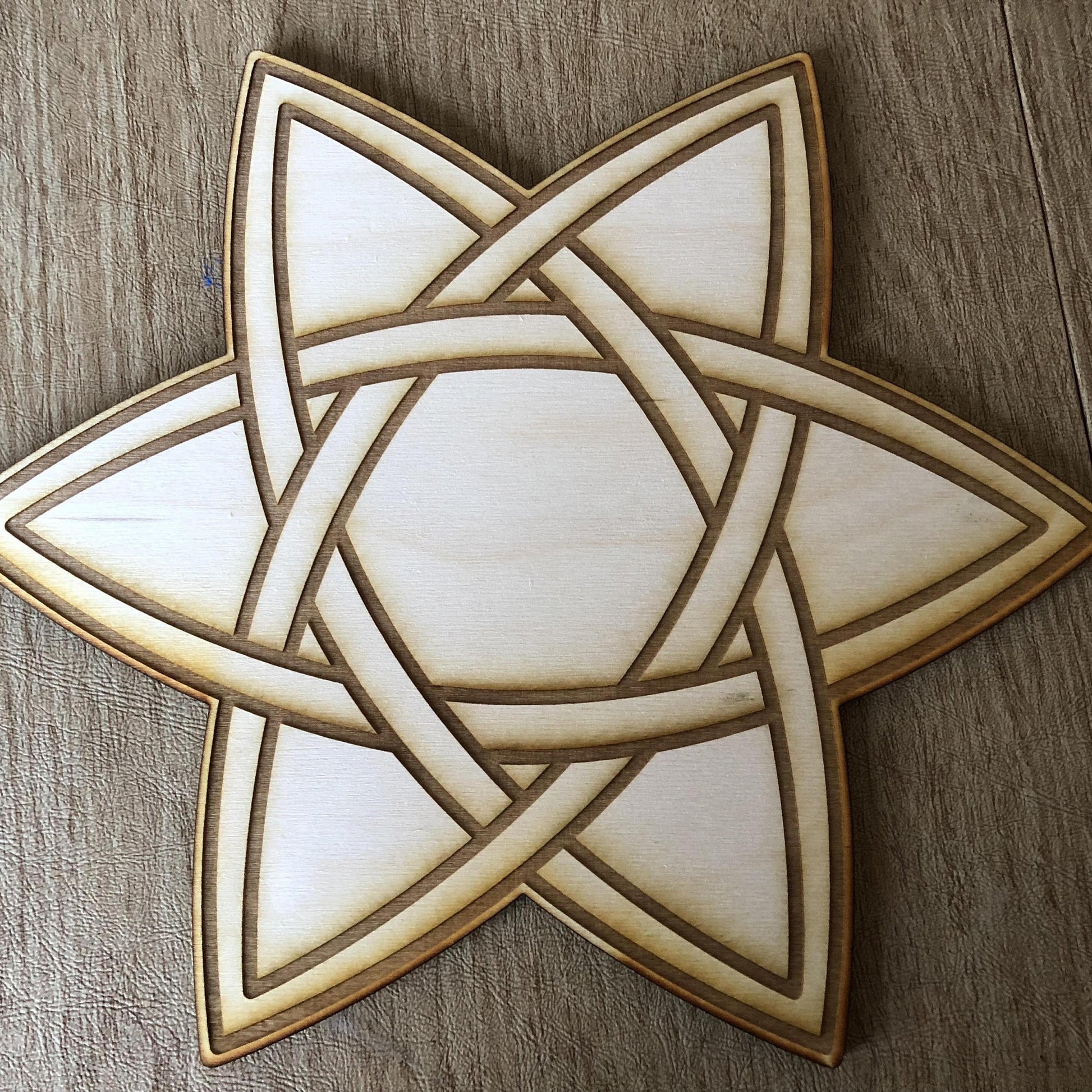 Celtic Star Crystal Grid - Earth Family Crystals