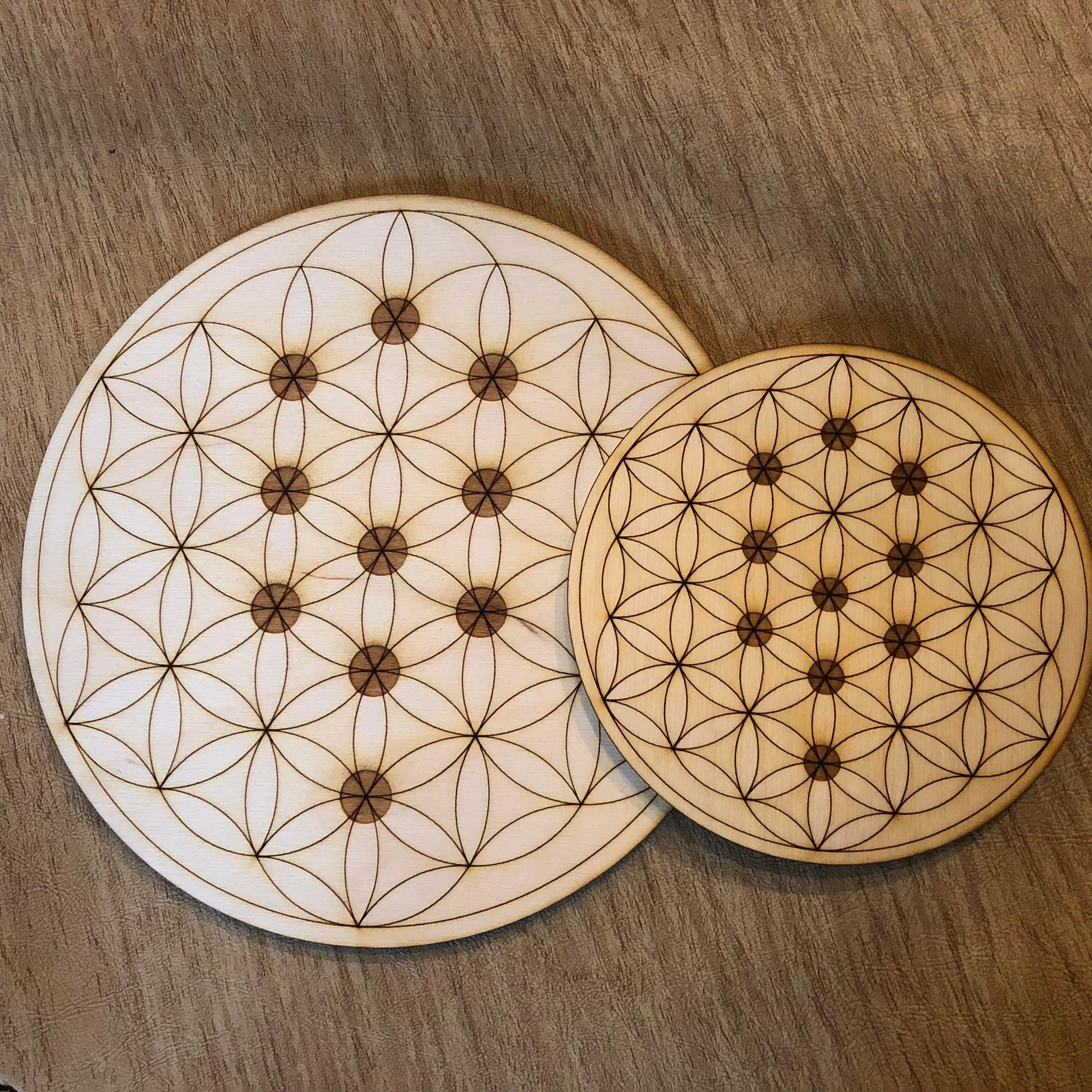 Flower of Life  Tree of Life Crystal Grid 