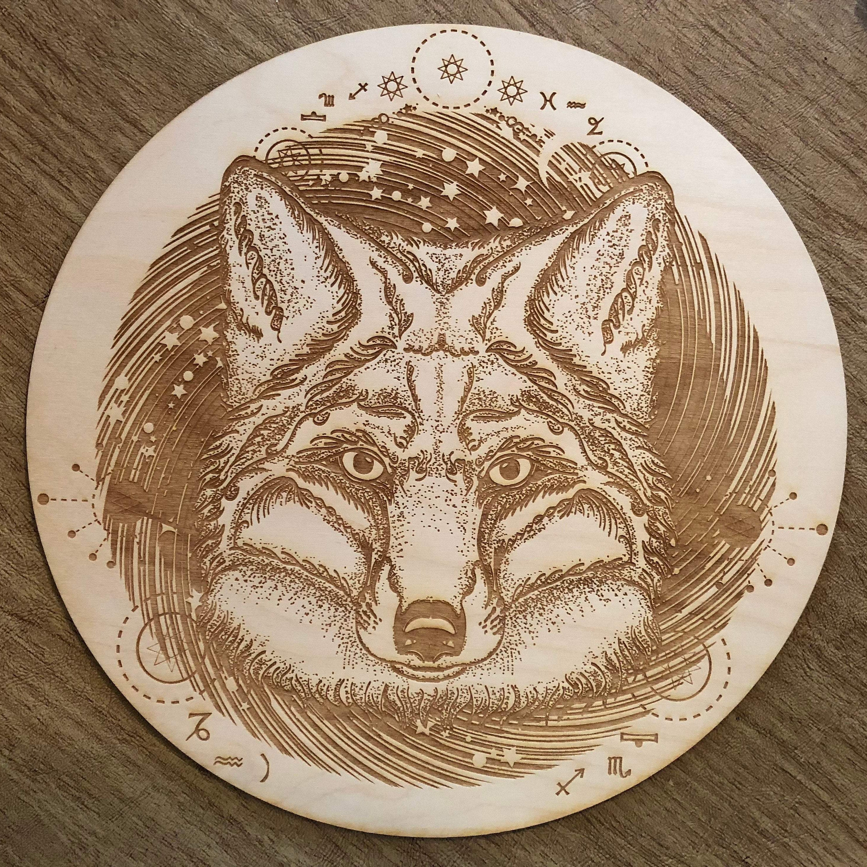 Fox Crystal Grid - Earth Family Crystals