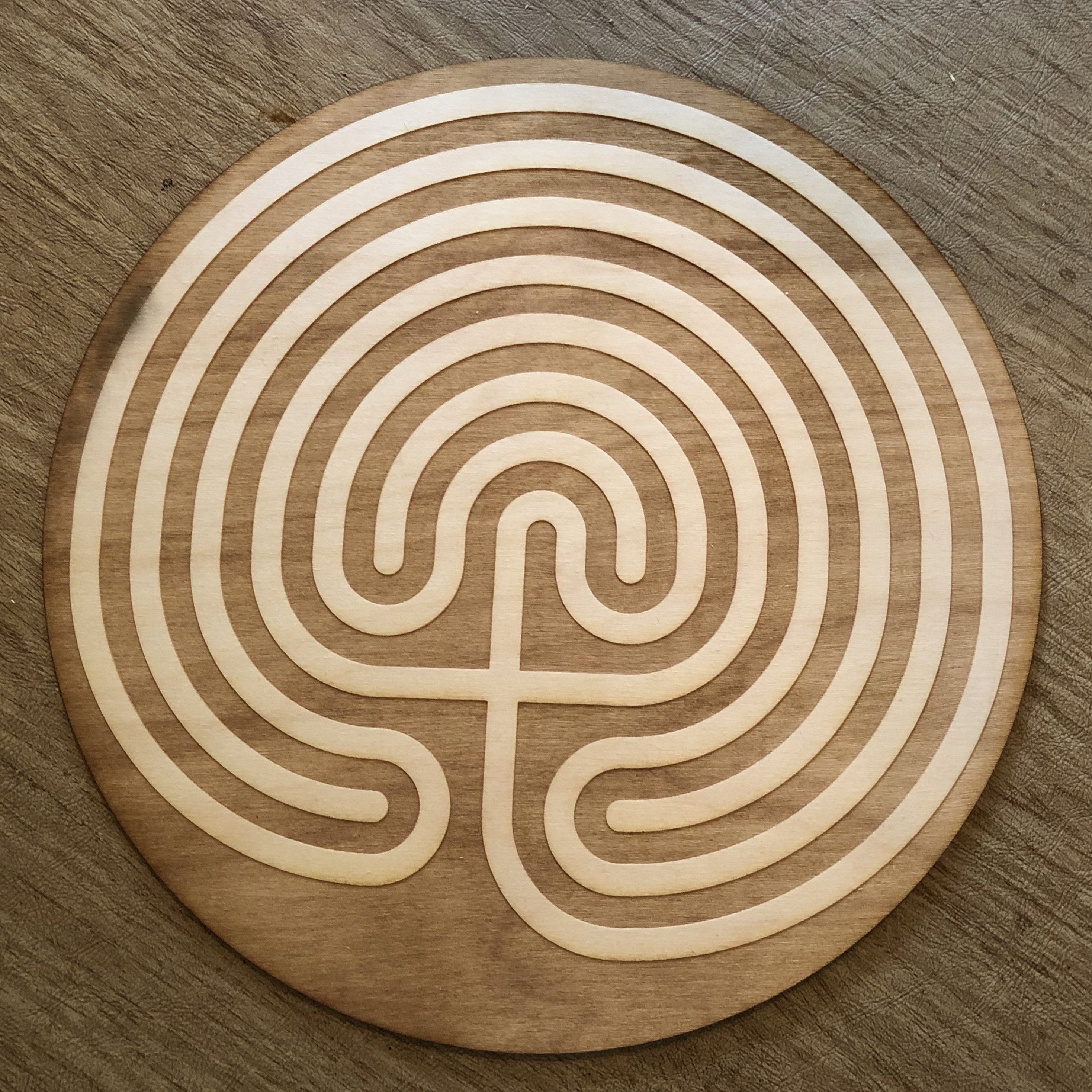 Labyrinth Crystal Grid - Earth Family Crystals