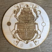 Scarab Moon Phase Crystal Grid  