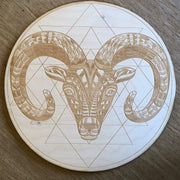 Ram Sri Yantra Crystal Grid  