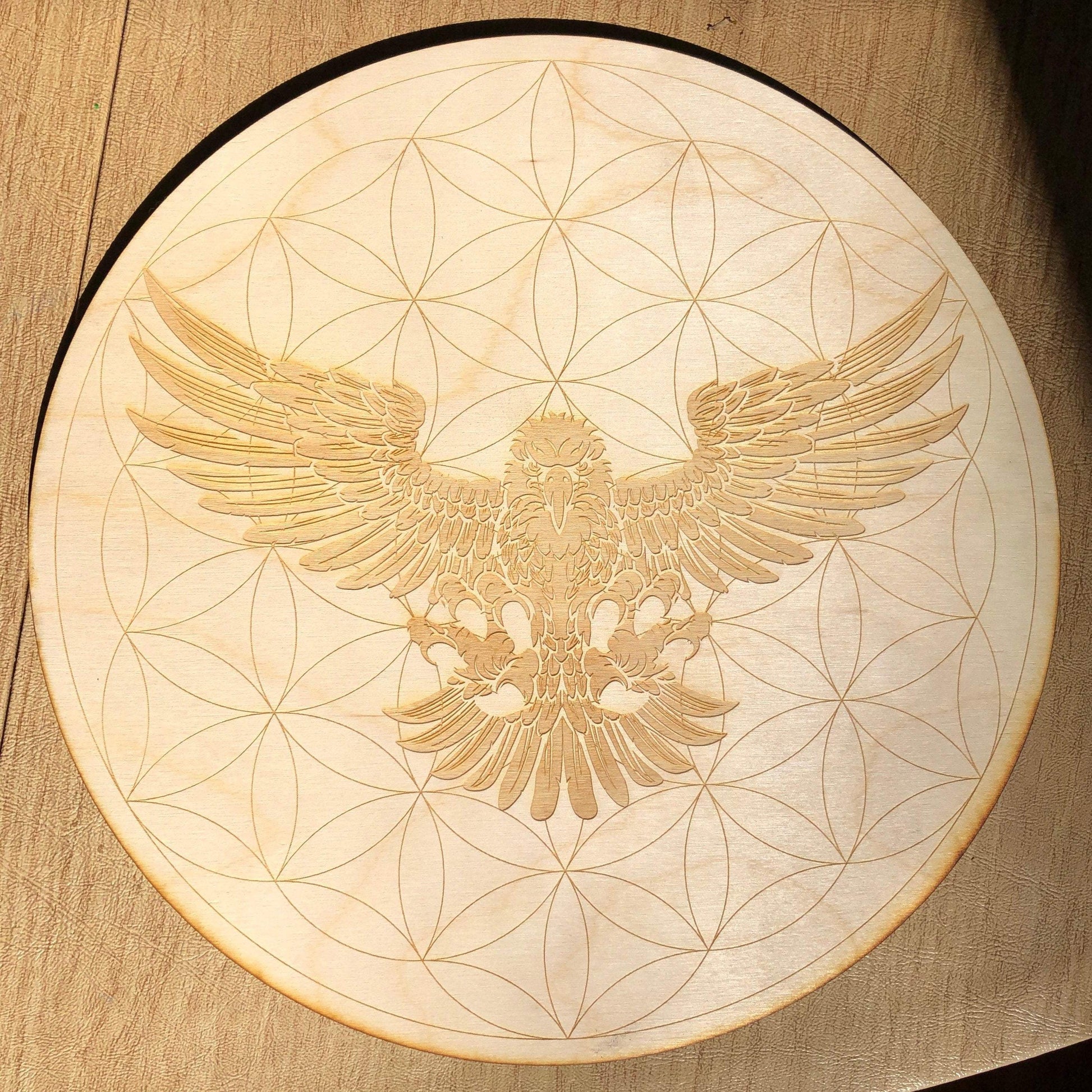 EagleFlower of Life  Crystal Grid 