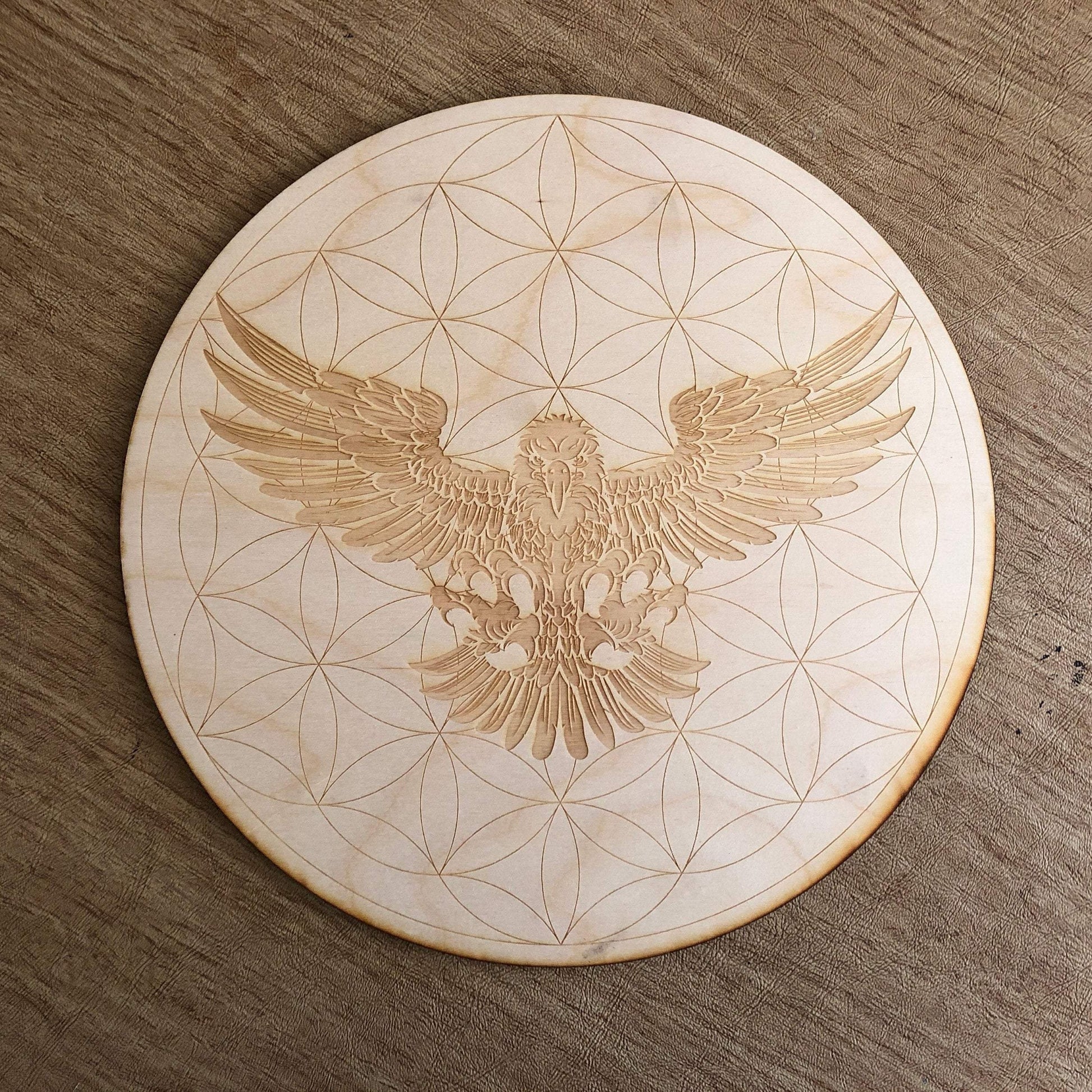 EagleFlower of Life  Crystal Grid 