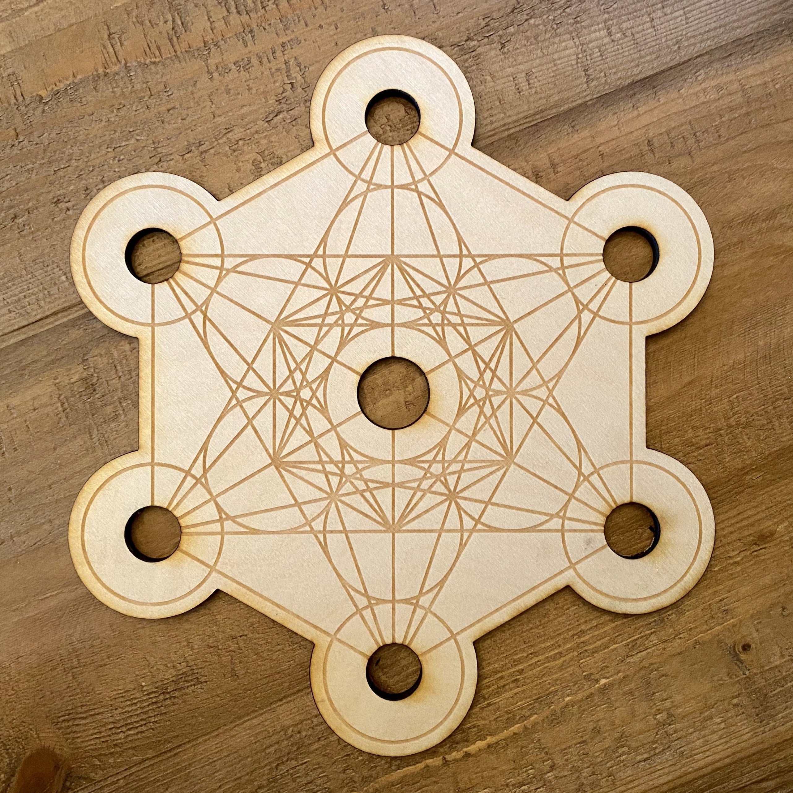 Metatron's Cube Sphere Holder Crystal Grid #2