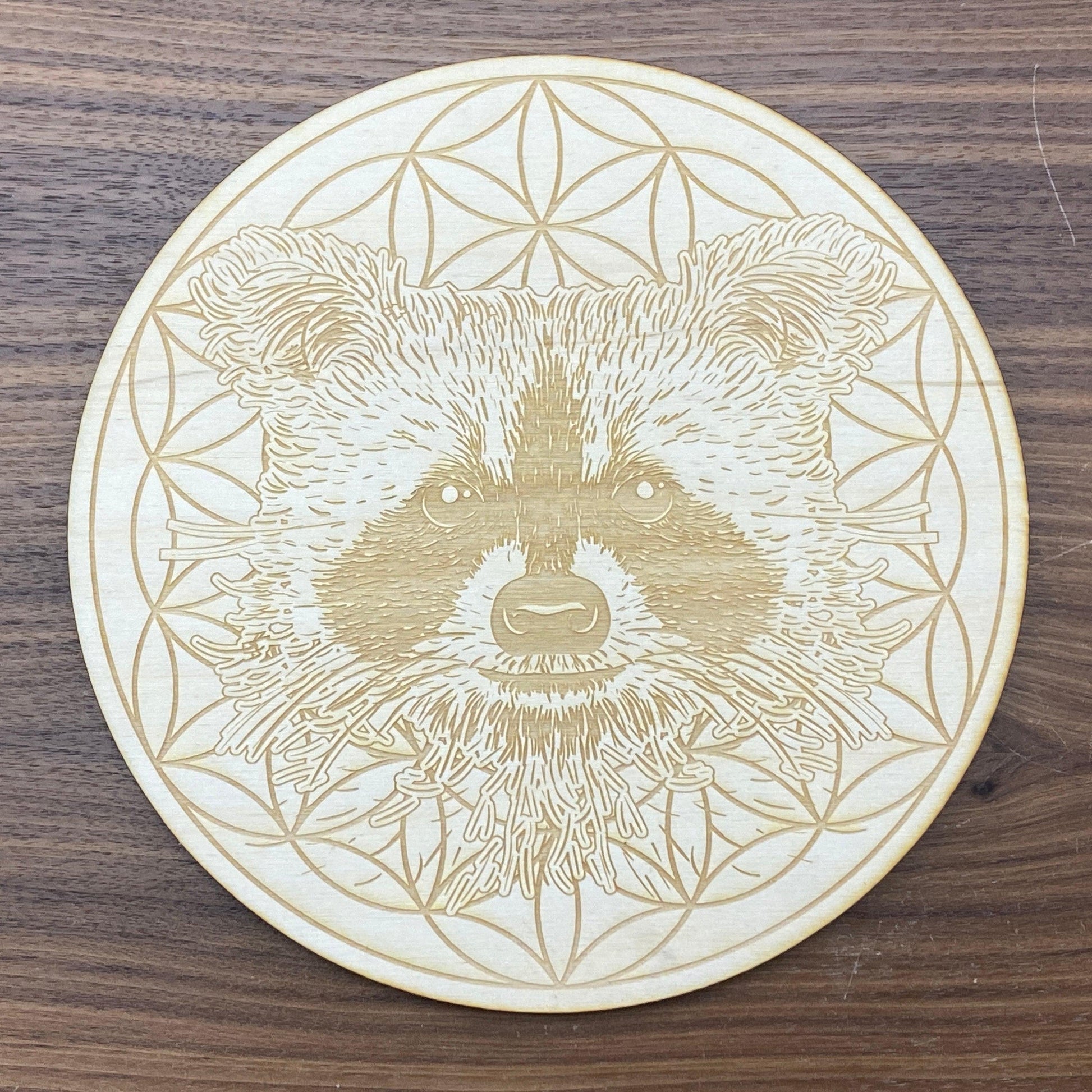 Raccoon Crystal Grid   