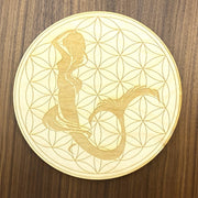 Mermaid Flower of Life Crystal Grid   