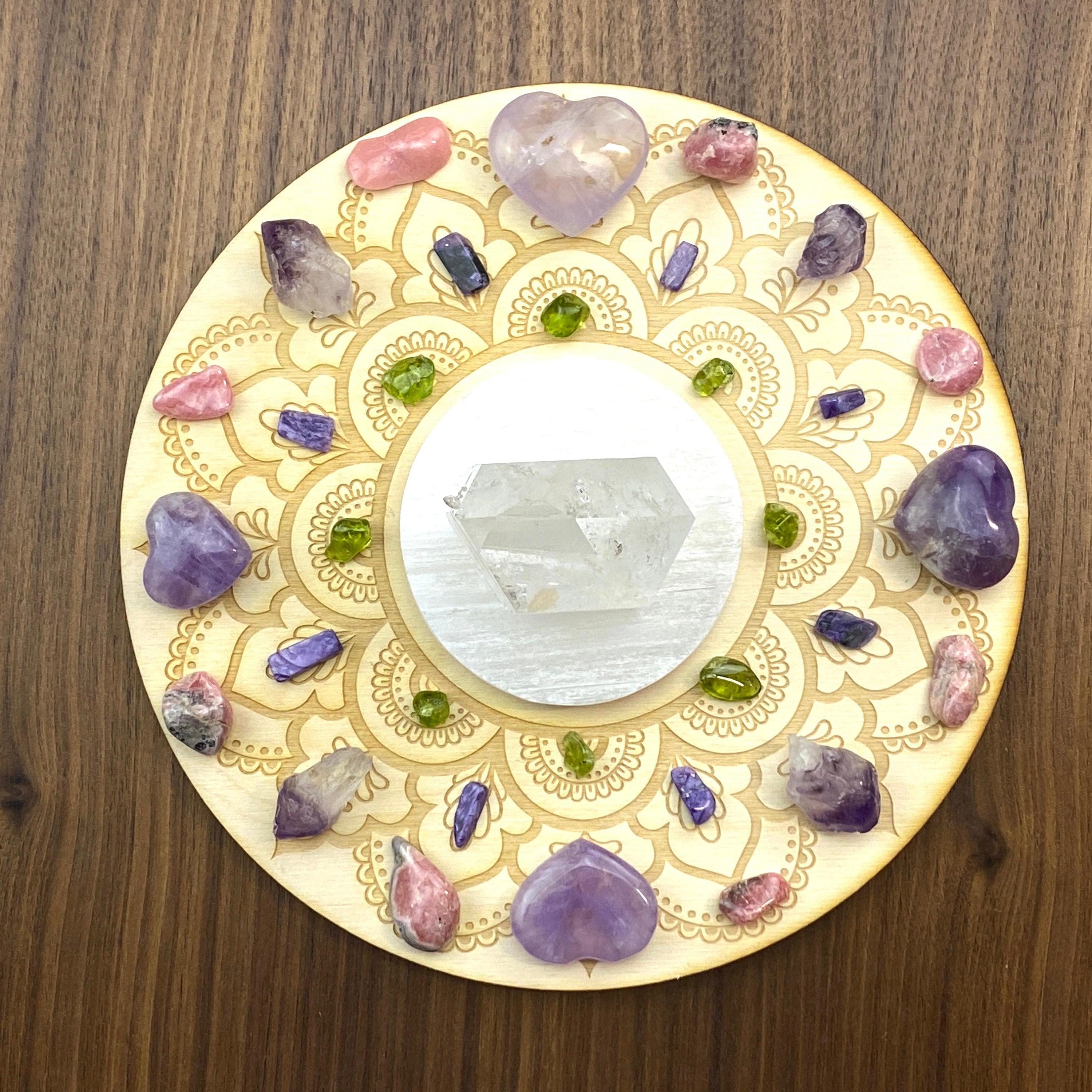 Mandala Om Crystal Grid #22