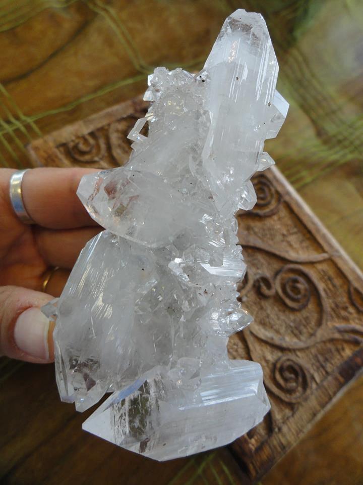 Large High Quality CLEAR APOPHYLLITE CLUSTER* - Earth Family Crystals