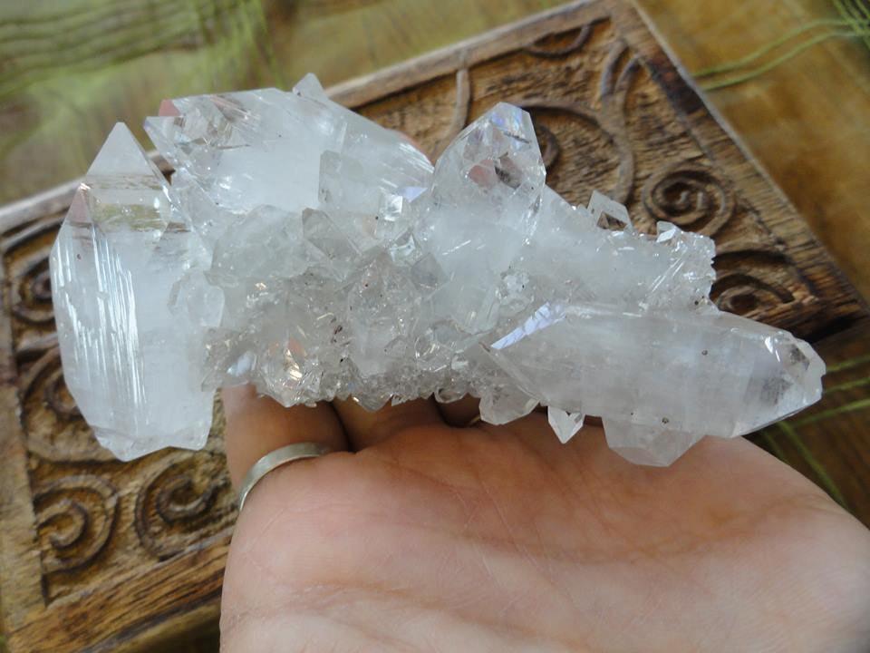 Large High Quality CLEAR APOPHYLLITE CLUSTER* - Earth Family Crystals