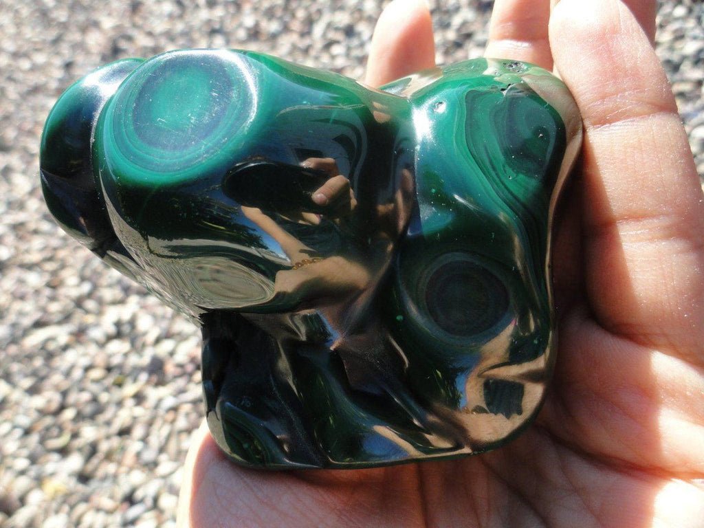 Large Divine Green MALACHITE CRYSTAL - Earth Family Crystals