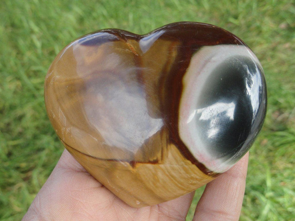 Earthy POLYCHROME JASPER HEART~ The Stone of Exuberance, Physical Energy, Vitality* - Earth Family Crystals