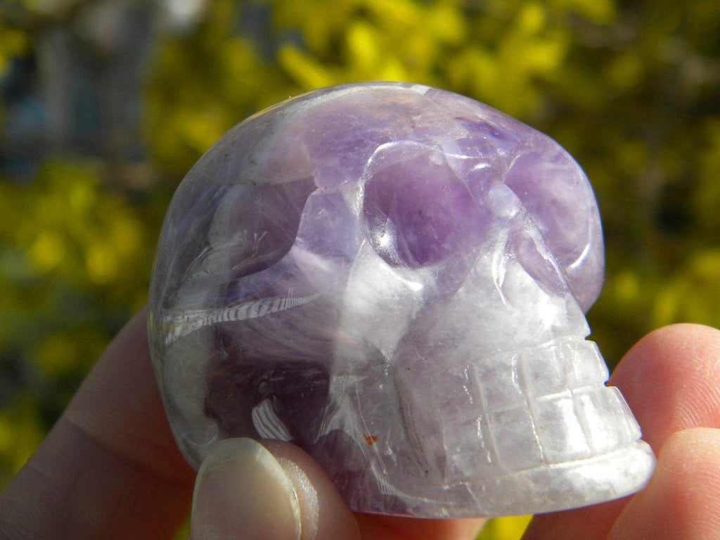CHEVRON AMETHYST Crystal Skull* - Earth Family Crystals