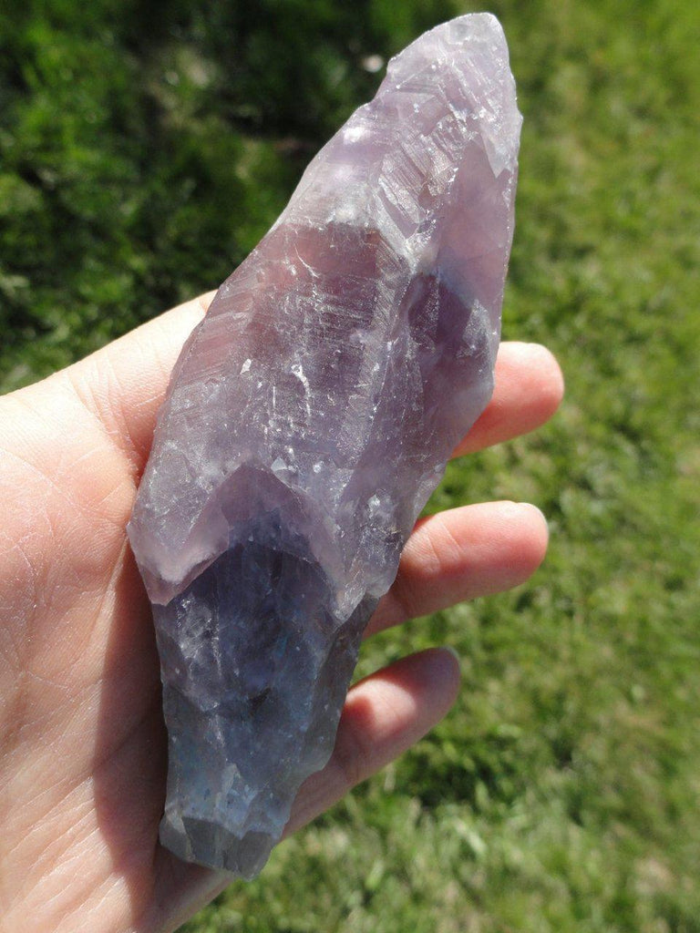 High Vibration AURALITE-23 Reiki Wand* (Amethyst, Green Quartz, Citrine,Cacoxenite, Lepidocrosite, Ajoite, Hematite) - Earth Family Crystals