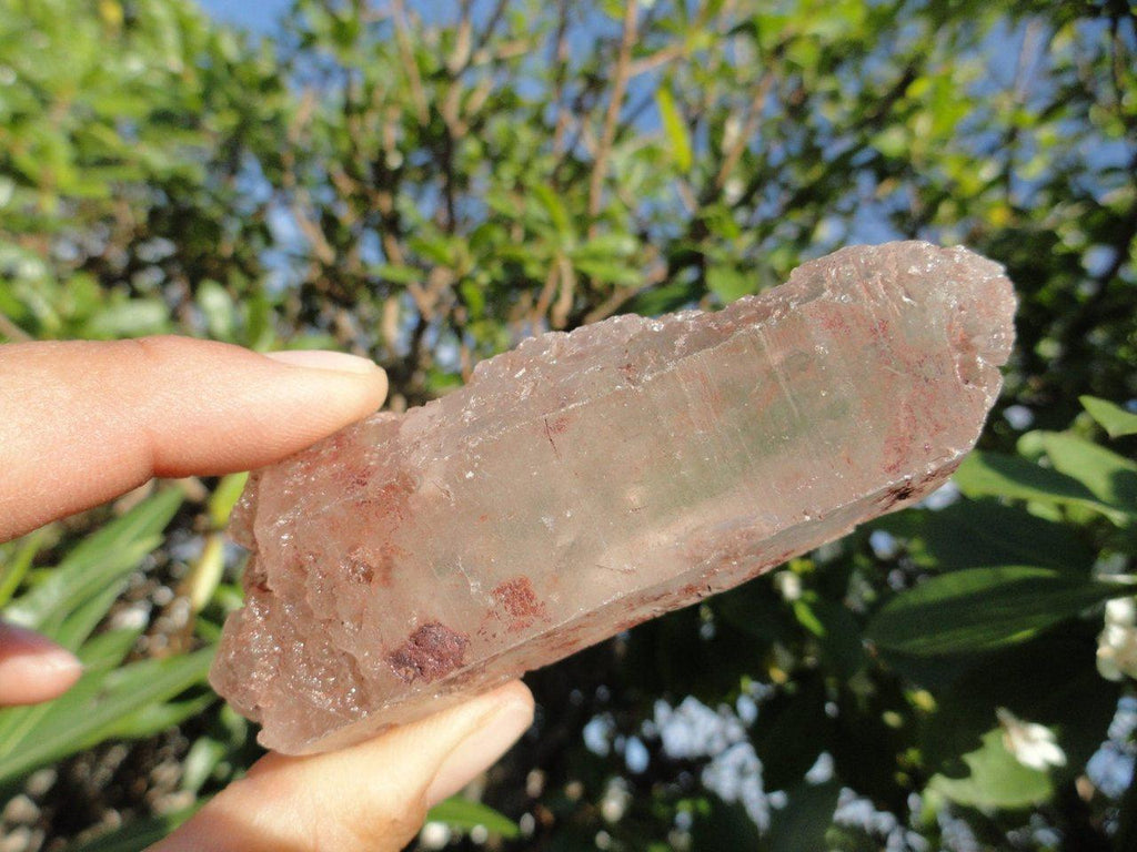 Large PINK NIRVANA QUARTZ Point From the Himalayan Mountains* Aka Ice Quartz - Earth Family Crystals
