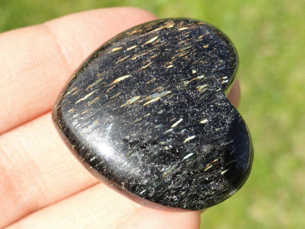 Mysterious NUUMMITE HEART~Discovery, Protection,Opportunities* - Earth Family Crystals