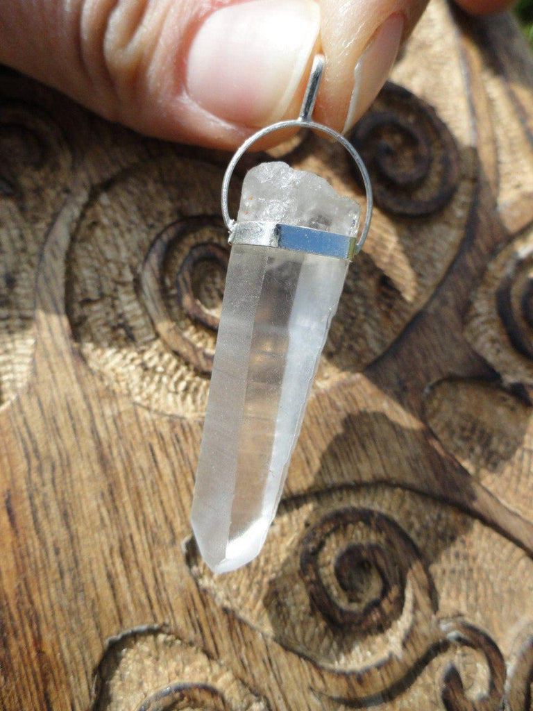 Brazilian LEMURIAN SEED PENDANT In Sterling Silver (Includes Free Silver Chain) * - Earth Family Crystals