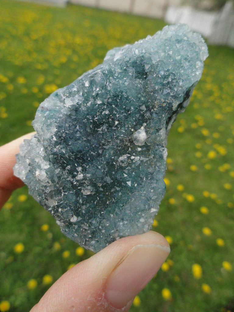 Extra Sparkly CHALCEDONY & QUARTZ SPECIMEN With a Sprinkling of Baby Apophyllites* - Earth Family Crystals