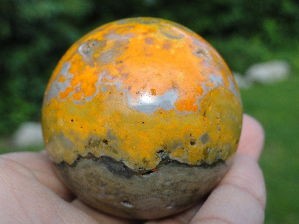 Amazingly Vibrant BUMBLE BEE JASPER Sphere * - Earth Family Crystals