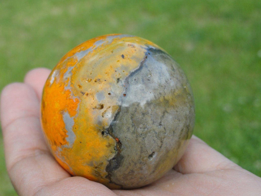 Amazingly Vibrant BUMBLE BEE JASPER Sphere * - Earth Family Crystals