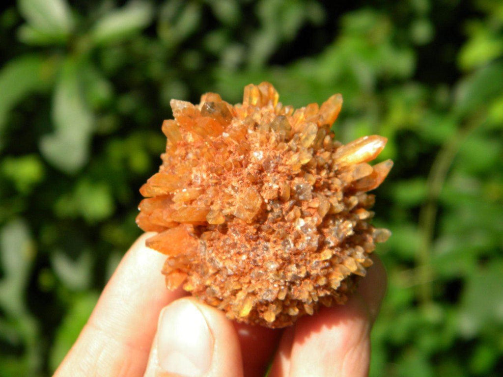 Vibrant Orange CREEDITE SPECIMEN From Mexico* Hippie Healing Reiki Magic New age - Earth Family Crystals