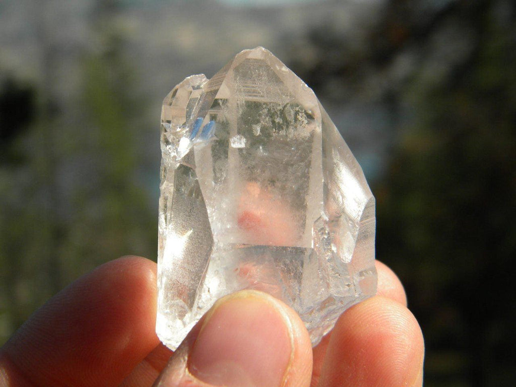 High Vibration LEMURIAN QUARTZ Twin Point From Brazil* - Earth Family Crystals