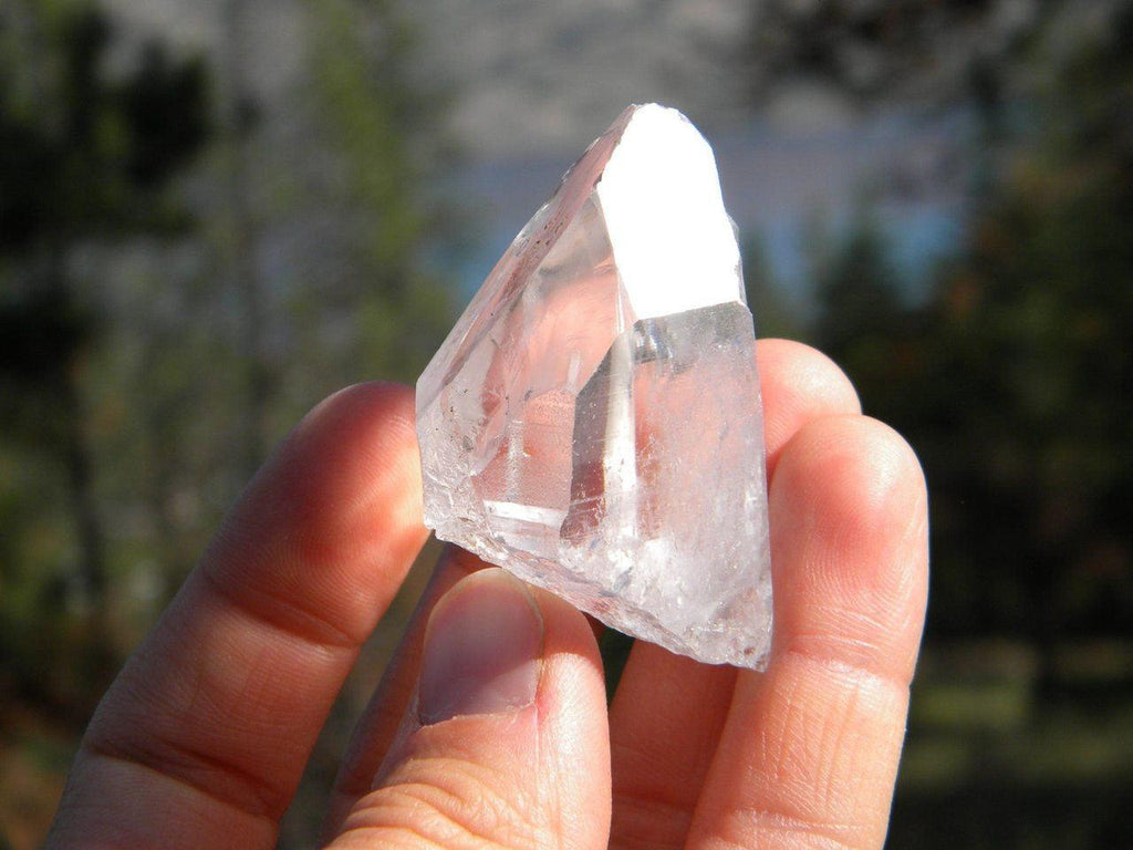 High Vibration LEMURIAN QUARTZ Twin Point From Brazil* - Earth Family Crystals