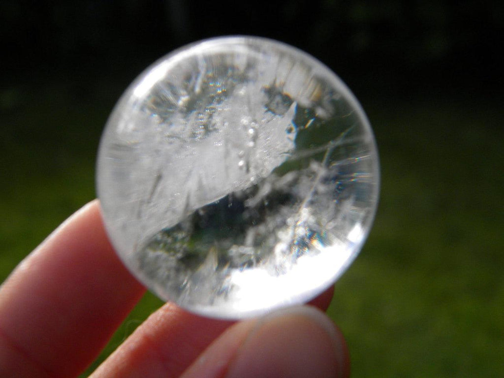 Brilliant CLEAR QUARTZ CRYSTAL Ball From Brazil**  Amplifies Energies,Programmable,Spiritual Growth* - Earth Family Crystals