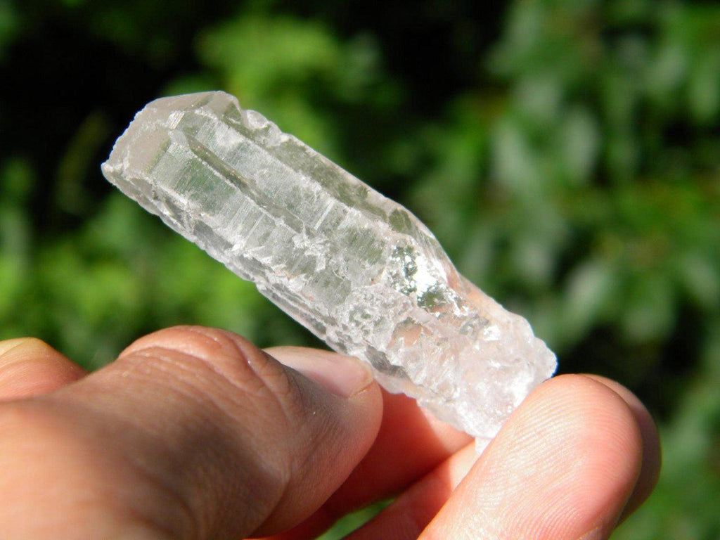 Stunning Clear NIRVANA QUARTZ Point From the Himalayan Mountains* Aka Ice Quartz - Earth Family Crystals