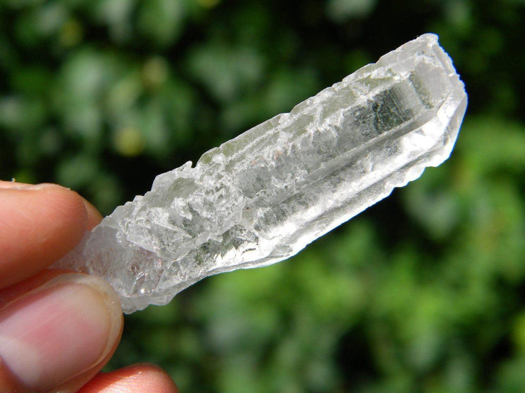 Stunning Clear NIRVANA QUARTZ Point From the Himalayan Mountains* Aka Ice Quartz - Earth Family Crystals