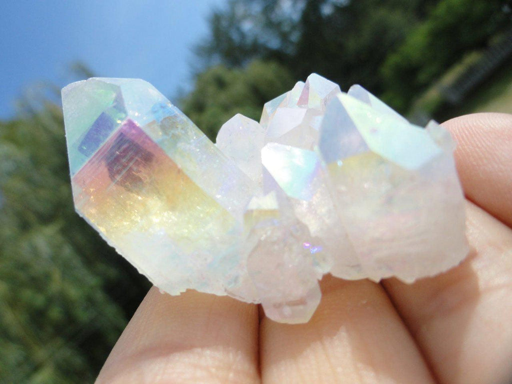 RESERVED For DeathBecomesMe* Gorgeous Glowing ANGEL AURA Cluster* Hippie Reiki New age Magic - Earth Family Crystals