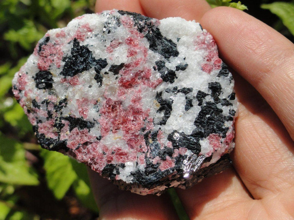 Chunky Raw  Raspberry EUDIALYTE in Quartz Matrix ~ Stone of Passion, purpose and fulfilment! - Earth Family Crystals